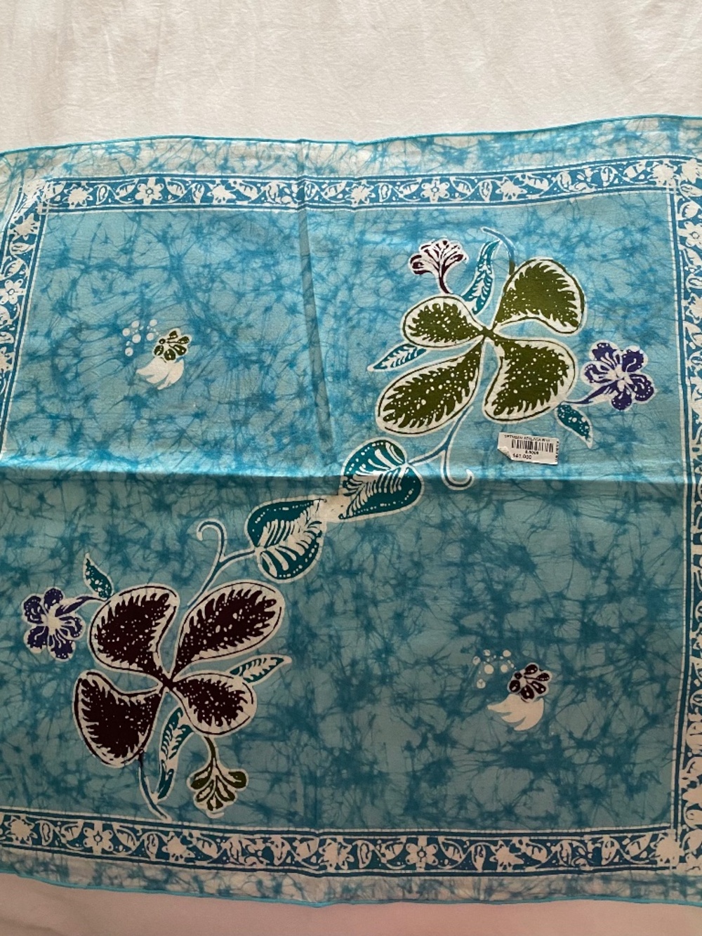 Indonesian batik dinner napkins